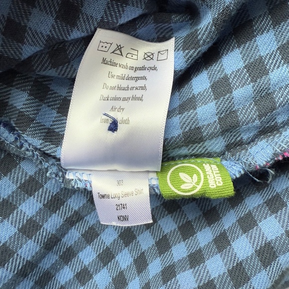 Mountain Khakis Plaid Shirt Navy & Pink Size S - Picture 4 of 11